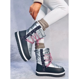 Botas de nieve mujer Archie Silver plata 5