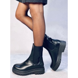 Botines Chelsea Altos Negro Tierra 2