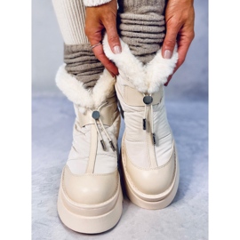 Tavaris Botas de nieve beige con pelo. 2