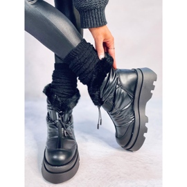 Botas de nieve Tavaris negras con pelo. negro 3
