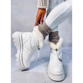 Tavaris Botas de nieve blancas con pelo. blanco 2