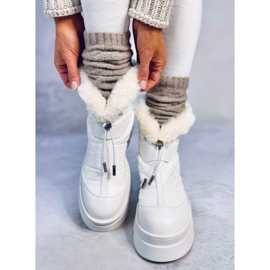 Tavaris Botas de nieve blancas con pelo. blanco 1