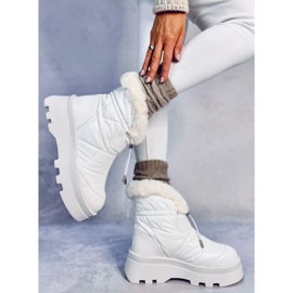 Tavaris Botas de nieve blancas con pelo. blanco 3