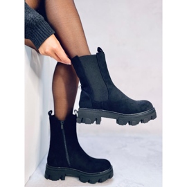 Botas Chelsea altas Calipso negras negro 3