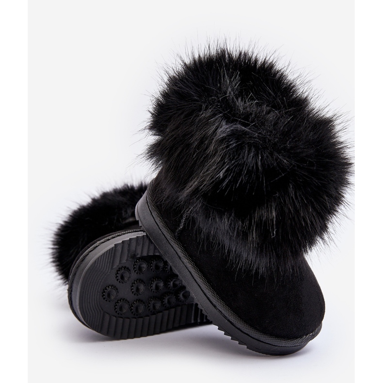 Botas de nieve aislantes con pelo para niños, negro Nohie 1 Botas de nieve aislantes con pelo para niños, negro Nohie 1