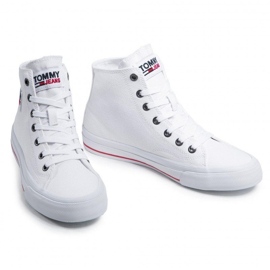 Tommy Hilfiger Zapatillas Tommy Jeans Midcut Vulc M EN0EN01370-YBR blanco 2