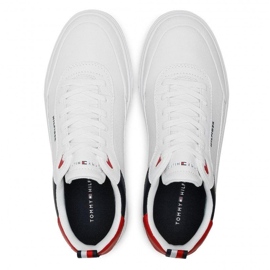 Zapatos Tommy Hilfiger Modern Cupsole Leather M FM0FM03427-0GY blanco 4