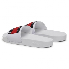 Tommy Hilfiger Chanclas Tommy Jeans Flag Pool Slide W EN0EN01378-YBR blanco 3