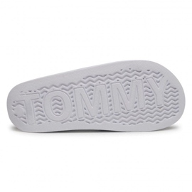 Tommy Hilfiger Chanclas Tommy Jeans Flag Pool Slide W EN0EN01378-YBR blanco 5