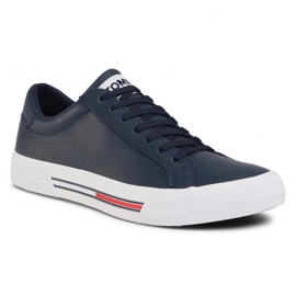Tommy Hilfiger Zapatos Tommy Jeans Essential Leather Sneaker M EM0EM00567-C87 azul 1 Tommy Hilfiger Zapatos Tommy Jeans Essential Leather Sneaker M EM0EM00567-C87 azul 1