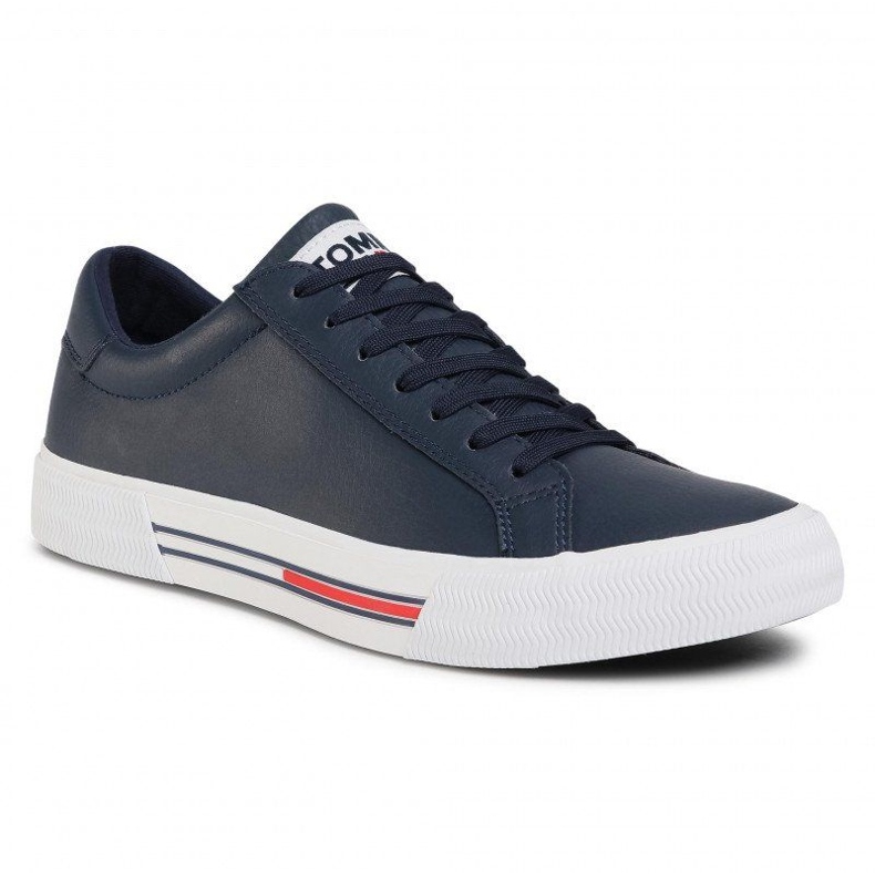 Tommy Hilfiger Zapatos Tommy Jeans Essential Leather Sneaker M EM0EM00567-C87 azul 1 Tommy Hilfiger Zapatos Tommy Jeans Essential Leather Sneaker M EM0EM00567-C87 azul 1