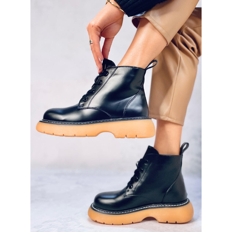 Botas bovver Gaia BLACK+Y negro 2 Botas bovver Gaia BLACK+Y negro 2