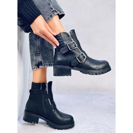 Botas militares negras Terry negro 5