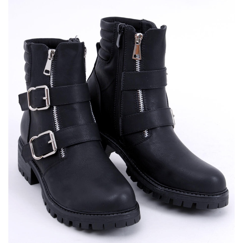 Botas militares negras Terry negro 1