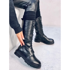 Botas con cordones Spear Black negro 4