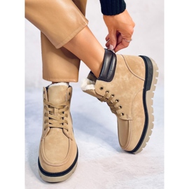 Botas con aislamiento de Germano Camel beige 4