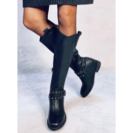 Botas cuña oculta Watson Black negro 2