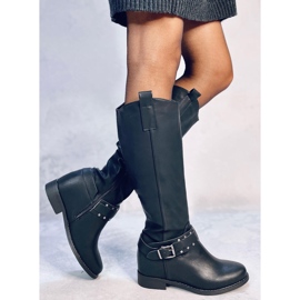 Botas cuña oculta Watson Black negro 3