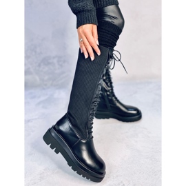 Botas Stebb negras con parte superior flexible. negro 3