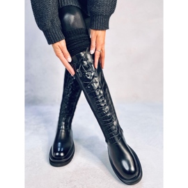 Botas Stebb negras con parte superior flexible. negro 2