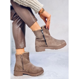 Botas planas Kallen Khaki marrón 2 Botas planas Kallen Khaki marrón 2
