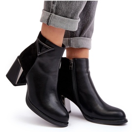 S.Barski Botines Mujer Piel D&amp;A CR8171 Negro 11