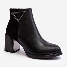 S.Barski Botines Mujer Piel D&amp;A CR8171 Negro 3