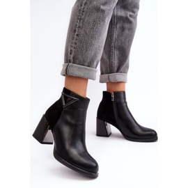 S.Barski Botines Mujer Piel D&amp;A CR8171 Negro 7