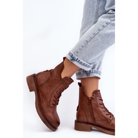 Botas Planas Clásicas Mujer Marrón Ballisa 4