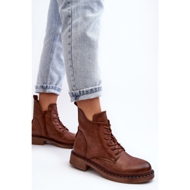 Botas Planas Clásicas Mujer Marrón Ballisa 6