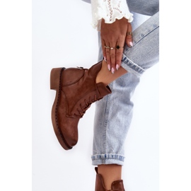 Botas Planas Clásicas Mujer Marrón Ballisa 7