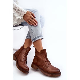 Botas Planas Clásicas Mujer Marrón Ballisa 8