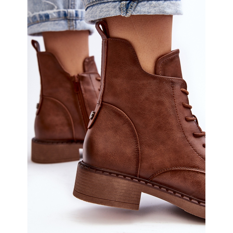 Botas Planas Clásicas Mujer Marrón Ballisa 1 Botas Planas Clásicas Mujer Marrón Ballisa 1