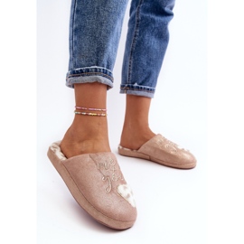 Pantuflas Brillantes Mujer Geraja Rosa rosado 2