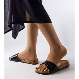 Chanclas de corcho negro con hebillas de Lee Cooper LCW-22-35-1167L 2