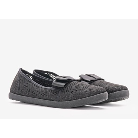 Deportivas caladas Zorda negras negro 1