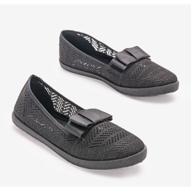 Deportivas caladas Zorda negras negro 2
