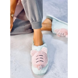 Pantuflas Mujer Menta Perla verde 2 Pantuflas Mujer Menta Perla verde 2