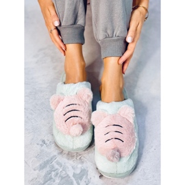 Pantuflas Mujer Menta Perla verde 1 Pantuflas Mujer Menta Perla verde 1