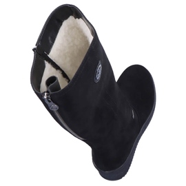 Botas nobuk con aislamiento de lana de oveja Rieker Y4470 negro 3