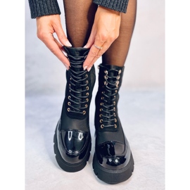 Botas con cordones Merced Negro 5
