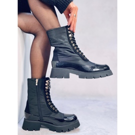 Botas con cordones Merced Negro 3