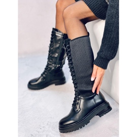 Botas Eddies negras con parte superior flexible. negro 5