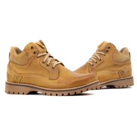 KOMODO Zapatos de hombre botas de nieve con aislamiento 885 camel marrón 9