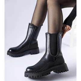 Botines Donigala aislados negros 1