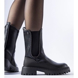 Botines Donigala aislados negros 2