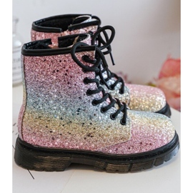 Botas Infantiles Aislantes Glitter con Cremallera Multicolor Saussa 11