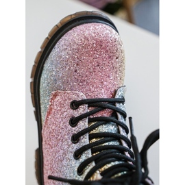 Botas Infantiles Aislantes Glitter con Cremallera Multicolor Saussa 12