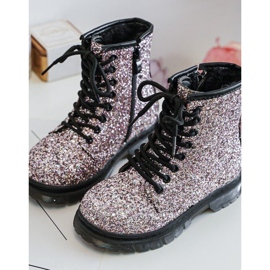 Botas Infantiles Aislantes Glitter con Cremallera, Rosa Saussa rosado 6