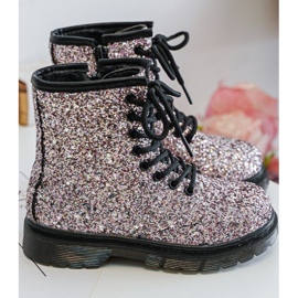 Botas Infantiles Aislantes Glitter con Cremallera, Rosa Saussa rosado 7